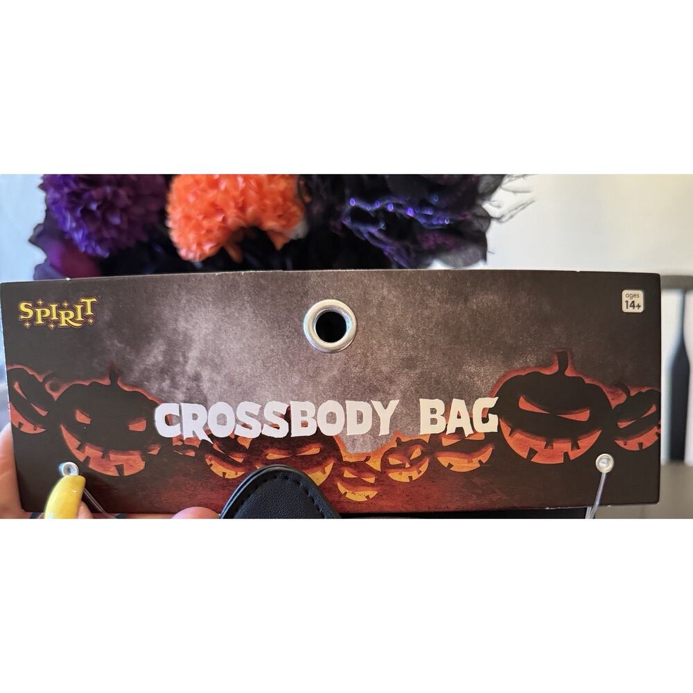 NWT Spirit Halloween Skelecat Crossbody Bag - Picture 2 of 3